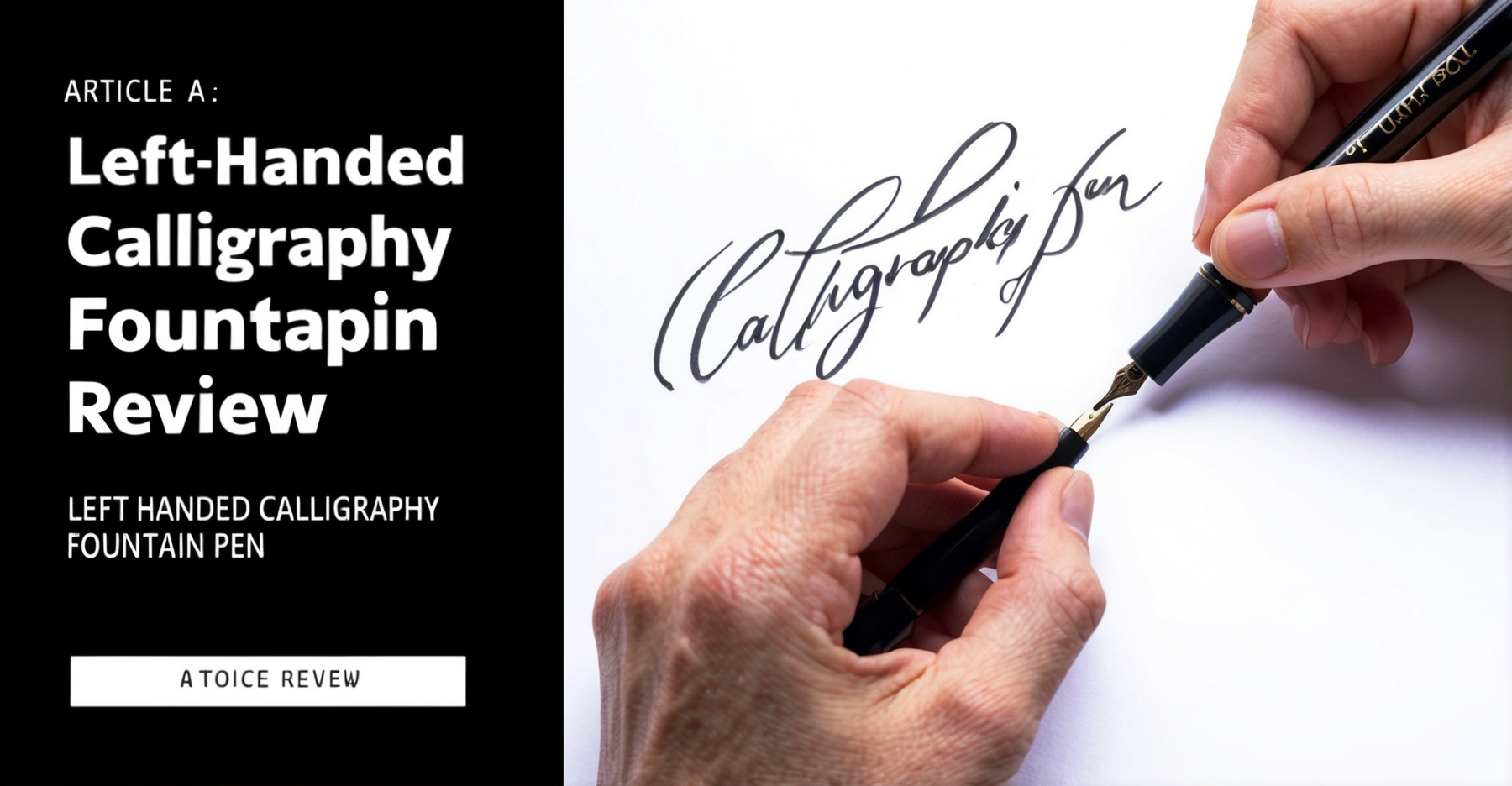 Left Handed Calligraphy Fountain Pen