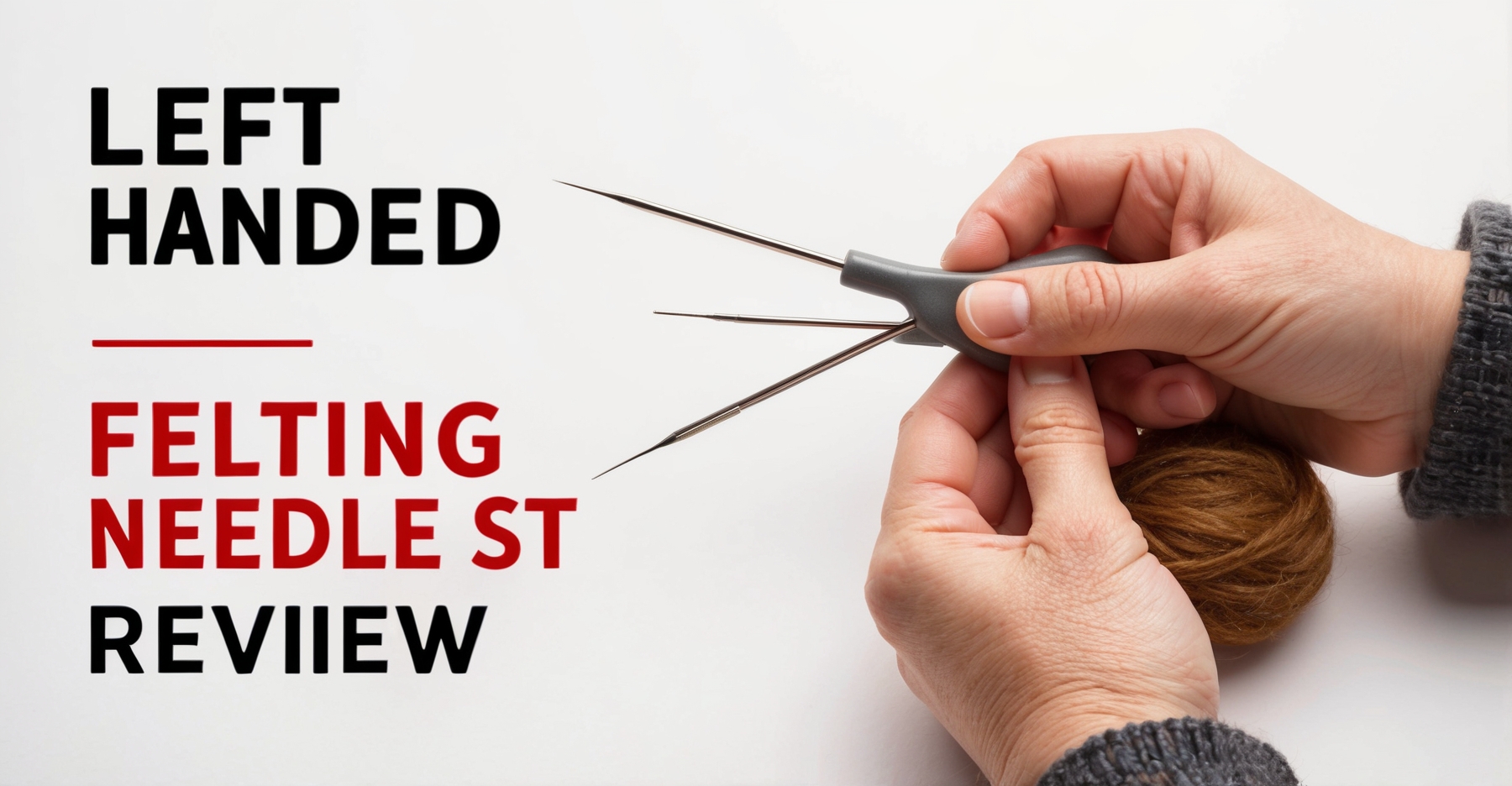 Left Handed Felting Needle Set Wool Review