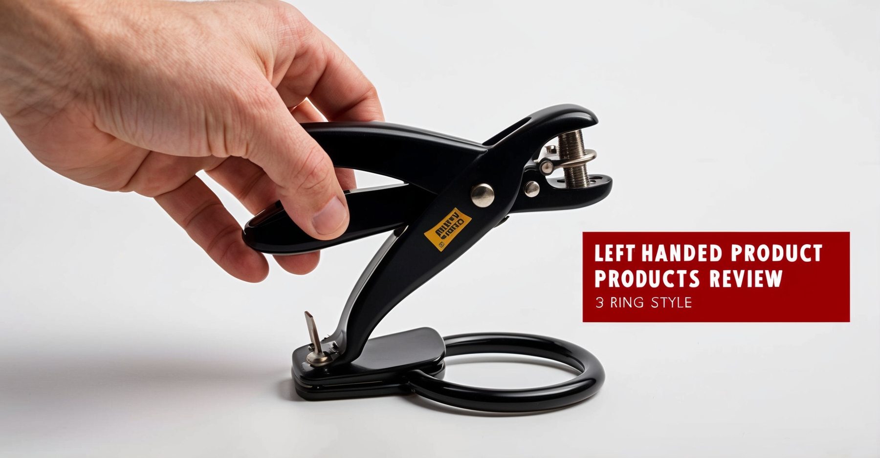 Left Handed Hole Punch 3 Ring