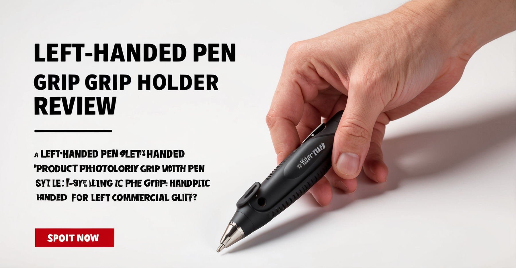 Left Handed Pen Grip Holder Review