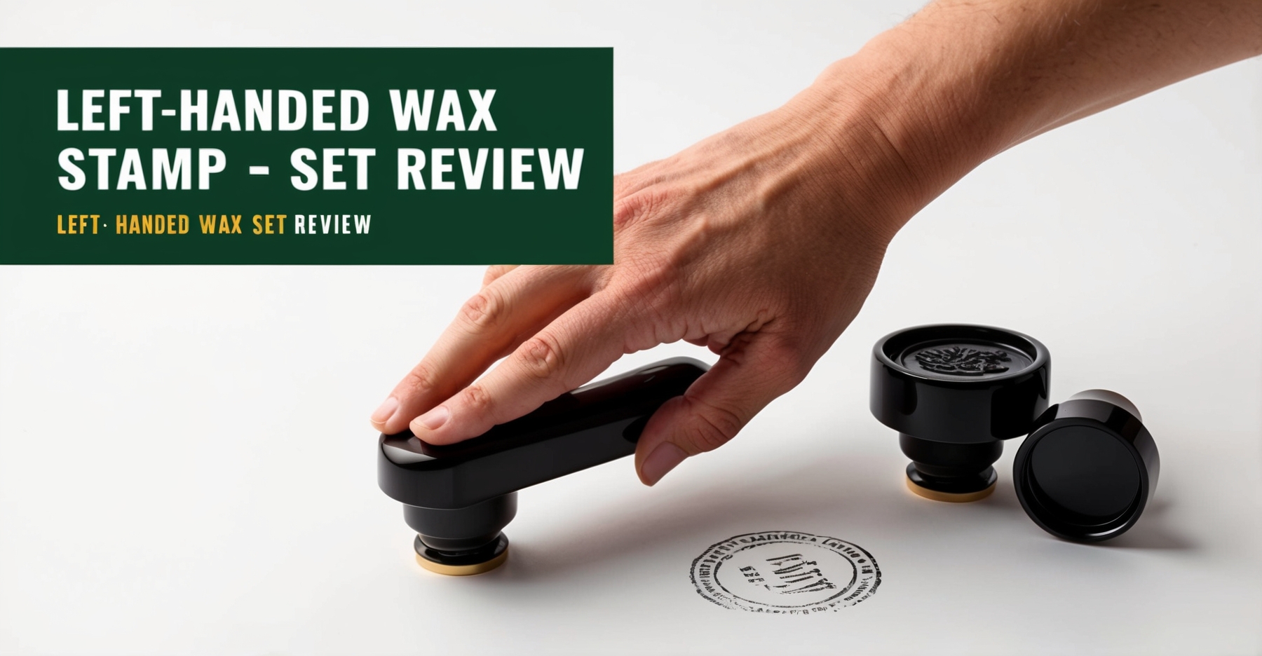 Left Handed Wax Seal Stamp Set Review