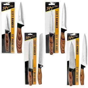 Left-Handed Kitchen Knives: The Essential Set for Southpaws