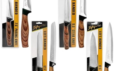Left-Handed Kitchen Knives: The Essential Set for Southpaws